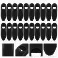 Besportble 20pcs Bicycle Hose Brake Derailleur Wire Passing Clamp Bike Shifter Hosuing Grommets Tube Frame Holder Stand Buckle