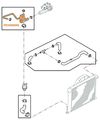 Genuine Land Rover Discovery Ii Lower Coolant Hose Assembly