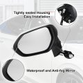 X Autohaux Door Mirror Assembly Left Driver Side For Toyota Corolla 2020-2022 Power Glass Heated Manual Folding 7 Pins White