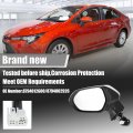 X Autohaux Door Mirror Assembly Left Driver Side For Toyota Corolla 2020-2022 Power Glass Heated Manual Folding 7 Pins White