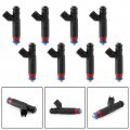 Topteng 8pcs Car Fuel Injector 1l2e-d4a Fit Ford Explorer 6l V8 2002-2004 For Mercury Mountaineer 4