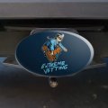 Extreme Vetting Veterinarian Vet Skateboard Funny Humor Oval Tow Trailer Hitch Cover Plug Insert