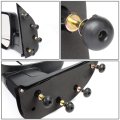 Fo1320253 Oe Style Manual Driver Left Side View Door Mirror Compatible With Ford E150 E250 E350 E450 02-07