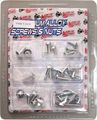 Yana Shiki Ynsk-s163s Silver Fairing Bolt Kit For Suzuki Gsx-r 1000 