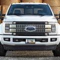Ipick Image Made For Ford Super-duty Black Metal License Plate Frame