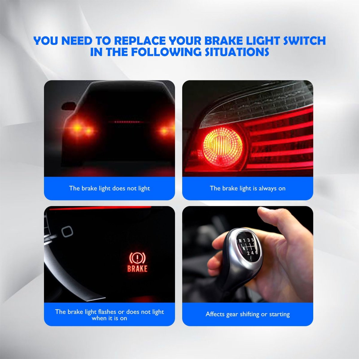 93810-3s000 Brake Pedal Stop Light Switch 4pin For Hyundai Accent Azera Elantra Santa Fe Sonata Veloster And Kia Forte 2011