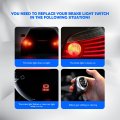 93810-3s000 Brake Pedal Stop Light Switch 4pin For Hyundai Accent Azera Elantra Santa Fe Sonata Veloster And Kia Forte 2011