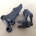 Black Front Rider Foot Pegs Bracket Fit For Suzuki Gsxr600 Gsxr750 2006-2010