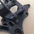 Black Front Rider Foot Pegs Bracket Fit For Suzuki Gsxr600 Gsxr750 2006-2010