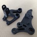 Black Front Rider Foot Pegs Bracket Fit For Suzuki Gsxr600 Gsxr750 2006-2010