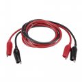 Double Ended Test Lead Alligator Clip Wire Jumper Cable 1 3meter Long 2pcs 