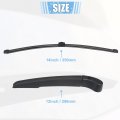 Acropix Rear Windshield Wiper Blade Arm Set Back Assembly Replacement Fit For Bmw X1 F48 2015-2022 X2 F39 2018-2023 Pack Of 3