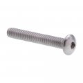 Prime-line Socket Cap Screws Button Head Hex Allen Drive 6-32 X 1 In Grade 18-8 Stainless Steel 10 Pack 