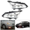 2-pack Clear Lens Driving Fog Lights Assembly With Switch And Wiring Kit 92201-2h000 92202-2h000 Replacement For Elantra 