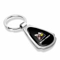 Ipick Image For Dodge Scat-pack Full Color Black Dome Chrome Metal Teardrop Key Chain Keychain Official Licensed