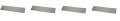 Rockwood 70a 32d Stainless Steel Standard Push Plate Four Beveled Edges 12 Height X 3 Width 0 050 Thick Satin Finish 4-pack 