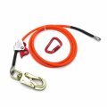 Httmt- Climb Right 1 2 X 8 Steel Wire Core With Triple Lock Lanyard Kit Flip Line Swivel Snap Arborist P N Et-outdoor003-raw