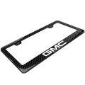 Gmc In 3d On Real Carbon Fiber Finish Abs Plastic License Plate Frame Is Official Licensed