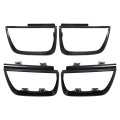 Tail Light Bezel Covers For Camaro 2010 2011 2012 2013 4 Piece Glossy Black Rear Left And Right Side Set Replacement 