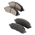 Front Ceramic Brake Pad Set Ford Freestar 2004 2007 2 Wheel Replacement For 3f2z2001sa 5f2z2001sa 