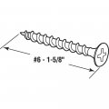 Prime-line Mp10736-100 Drywall Screws 6 X 1-5 8 In Coarse Thread Phillips Head Drive 100 Pack