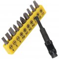 Tehaux 1 Set Magnetic Pivot Bits Drill Holder Swiveling Tip Extension Flexible Bit Chrome Vanadium Steel To Rotate Screwdriver