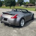 Kuafu Rear Trunk Spoiler Compatible With 2009-2018 Nissan 370z Coupe Bumper Wing Fin Air Dam Deflector Gray Abs