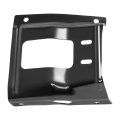 Hecasa Front Left Bumper Bracket For 2008-2010d F250 F350 F450 F550 Super Duty Mounting Plate Black Steel Replacement For 