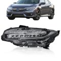 Civic 2016 Headlight Assembly Front Headlamp Left Side Replacement For Ho2502176