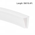 Uxcell Edge Trim Seal Extrusion Silicone White U Channel Protector Sheet Fits 1 8-13 64inch 5m 16 4ft Length