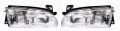 Eagle Eyes Pair Set Right Left Headlights Headlamps Lights Lamps 