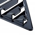 Astra Depot Abs Racing Style Rear Side Window Louvers Air Vent Scoop Shades Cover Compatible With Ford Focus St Rs 2013-2018