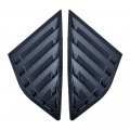 Astra Depot Abs Racing Style Rear Side Window Louvers Air Vent Scoop Shades Cover Compatible With Ford Focus St Rs 2013-2018