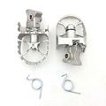 Xkh- Motorcycle Heavy Steel Silver Dirt Bike Racing Foot Pegs For Bmw F800gs 700 650 Yamaha Yz85 Yz125 Suzuki Rm125 Rm250