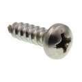 Sheet Metal Screws Self Tapping Pan Head Phillips 8 X 5 In Grade 8 Stainless Steel Pack Of 25 