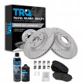 Front Performance Brake Pad And Rotor Kit With Chemical Ceramic For 2007 2015 Mazda Cx-9 Bka21420 G Coated Rotors 