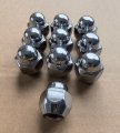 M12-1 5 Wheel Lug Nuts 52950-14140 For Select Hyundai Tucson Santa Fe Accent Elentra Sonata Veloster Kia Rio Forte Niro Soul