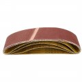 Uxcell 3-inch X 21-inch Aluminum Oxide Sanding Belt 80 Grits Sandpaper Lapped Joint For Sander 6pcs