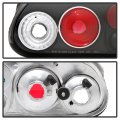 Acanii For 1993-2002 Chevy Camaro Euro Style Black Tail Lights Brake Lamps 93-02 Pair Driver Passenger Side