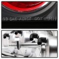 Acanii For 1993-2002 Chevy Camaro Euro Style Black Tail Lights Brake Lamps 93-02 Pair Driver Passenger Side