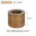 Uxcell Wood Grain Tape 2 X33 Ft Self Adhesive Repair Patch For Baseboards Doors Floor Furniture Home Decor Brown