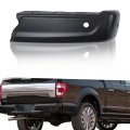 Black Rear Bumper End Passenger Side Replacement For F150 2021-2023 With Auto Park Sensors Hole Assist 