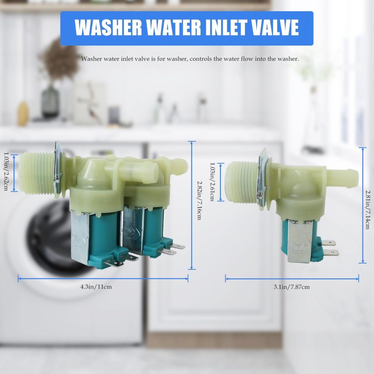 Washer Hot Cold Water Inlet Valve 5220fr2006h 5220fr2075l For Lg Wm8hva Wm9000hva 00 Wm9000hwa 00 Wm9500hka 2026 Updated