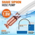 Seadear 1 5 8m Self Priming Siphon Hose Pump The Original Safety Transfer Shaker For Water Liquid Fish Tank With Copper Nipple