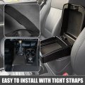 A Absopro Car Center Console Pad Waterproof Armrest Seat Box Cover Protector For Lexus Rx350 2015-2022 Black