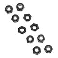 Axial Axa1052 Thin Nylon Locking Hex Nut 10-piece M3 Black 