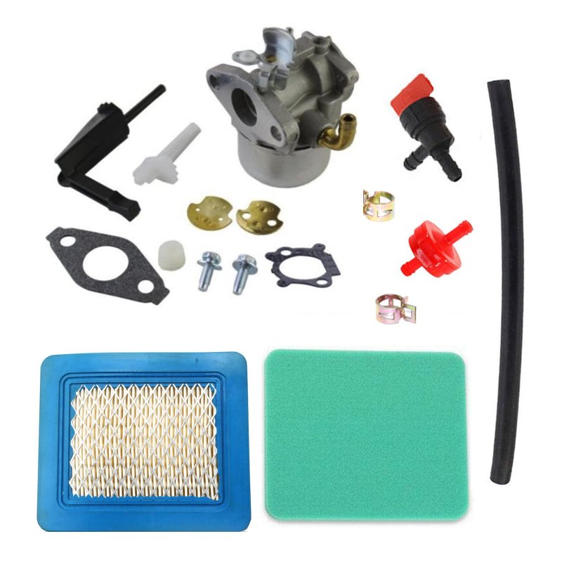 Carburetor Gasket Kit For Carb Model 214706 With Air Filter Pre Shut Off Valve Fuel And Line