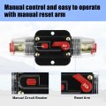 12v Car Protection Stereo Switch Fuse Holders Inline Circuit Breaker Reset Holder 60a 60 Amp For Audio