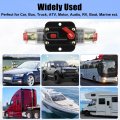 12v Car Protection Stereo Switch Fuse Holders Inline Circuit Breaker Reset Holder 60a 60 Amp For Audio