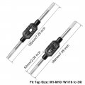 Uxcell Tap Wrench Handle For Metric M1-m10 1 16 -3 8 Unc Unf Threads Screw Tap Holder Hand Tapping Threading Tool Machinist